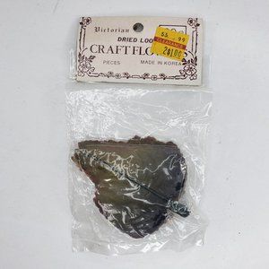 Victorian Style Dried Look Craft Flowers Faux Leaves Vintage